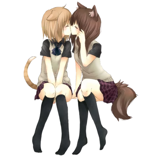 ❤️ Стикер «Anime Hugs, Kisses & Random» для Telegram