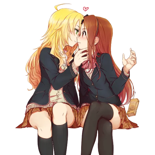 ❤️ Стикер «Anime Hugs, Kisses & Random» для Telegram
