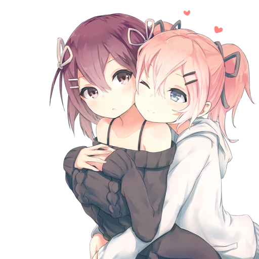 ❤️ Стикер «Anime Hugs, Kisses & Random» для Telegram
