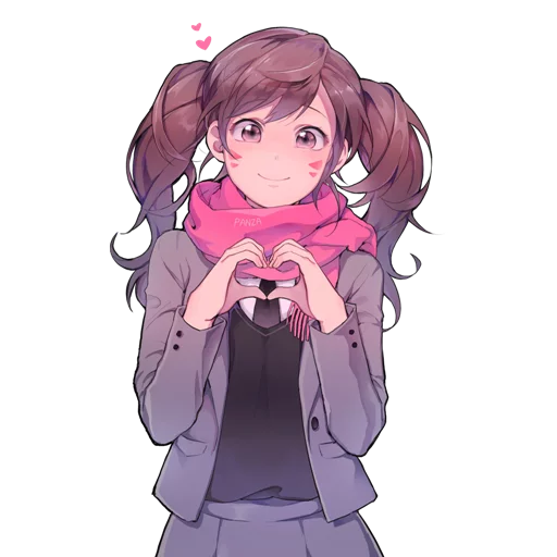 ❤️ Стикер «Anime Hugs, Kisses & Random» для Telegram