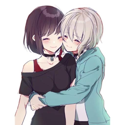❤️ Стикер «Anime Hugs, Kisses & Random» для Telegram
