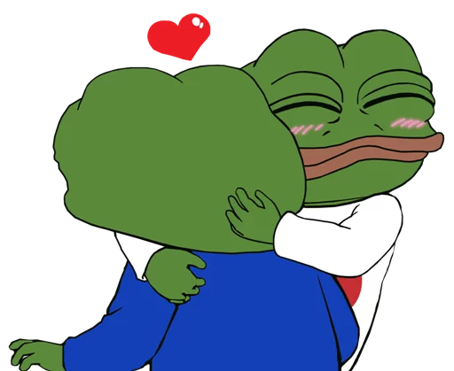 ❤️ Стикер «Anime Hugs, Kisses & Random» для Telegram