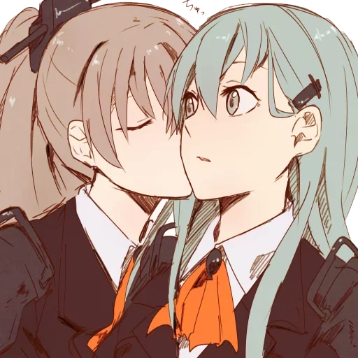 😚 Стикер «Anime Hugs, Kisses & Random» для Telegram
