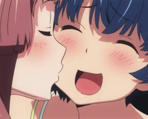 ❤️ Стикер «Anime Hugs, Kisses & Random» для Telegram