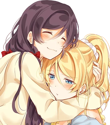 ❤️ Стикер «Anime Hugs, Kisses & Random» для Telegram