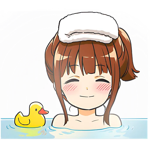 ☺️ Стикер «Аниме-тян» для Telegram