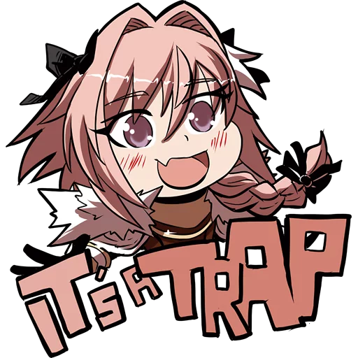 😘 Стикер «AnimeZaTrista 3» для Telegram