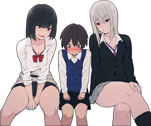 😏 Стикер «AnimeZaTrista 3» для Telegram