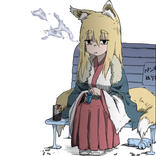 🚬 Стикер «AnimeZaTrista 3» для Telegram