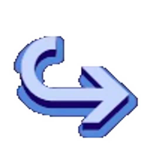 ⬇️ Эмодзи «Голубой с синей тенью шрифт» для Telegram