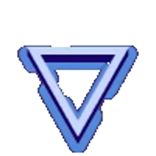 🔢 Эмодзи «Голубой с синей тенью шрифт» для Telegram