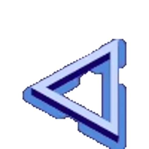 🔢 Эмодзи «Голубой с синей тенью шрифт» для Telegram