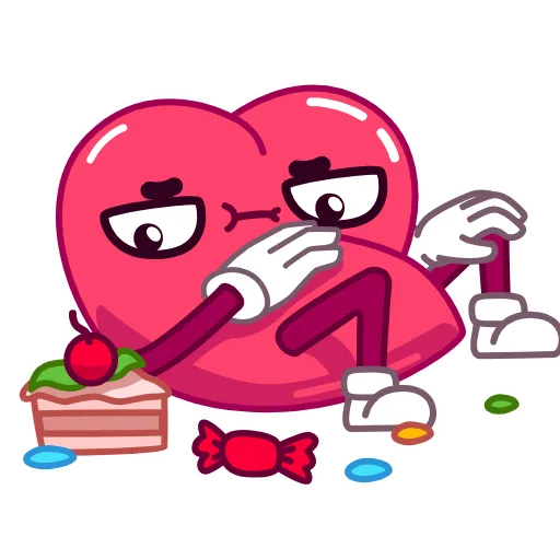 😋 Стикер «Сердечко» для Telegram