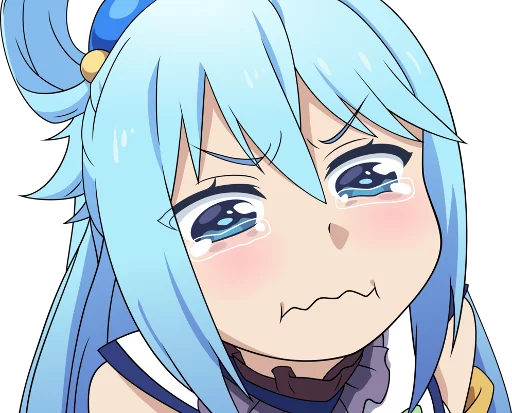 😢 Стикер «Anime moments 1» для Telegram