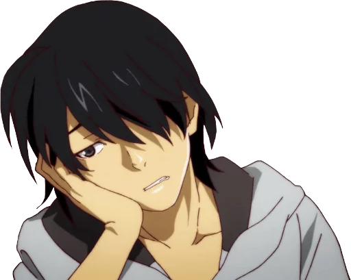 😒 Стикер «Anime moments 1» для Telegram