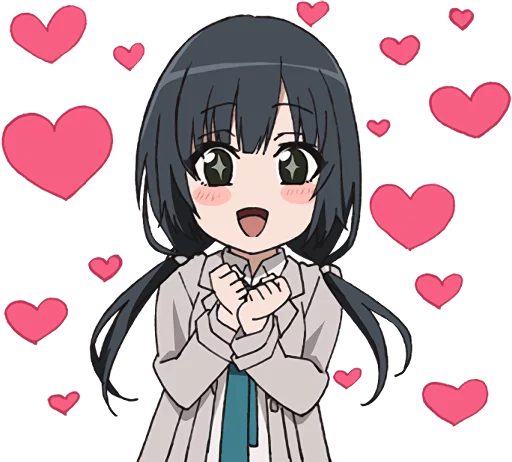 ❤ Стикер «Anime moments 1» для Telegram