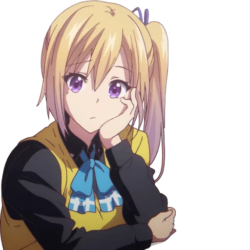😐 Стикер «Anime moments 2» для Telegram
