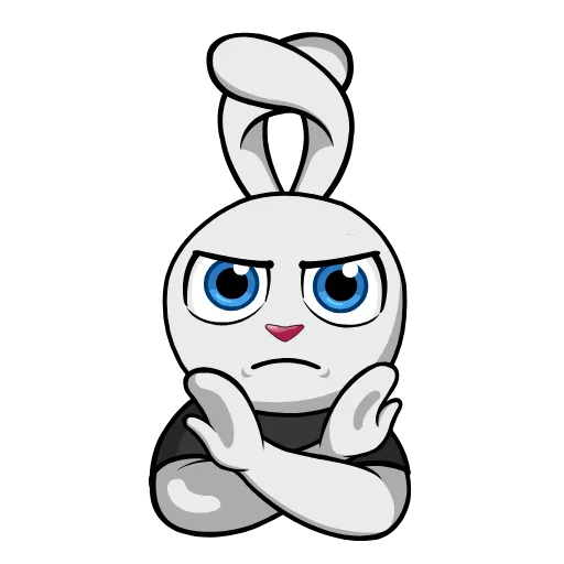 😊 Стикер «Animated Rabbit» для Telegram