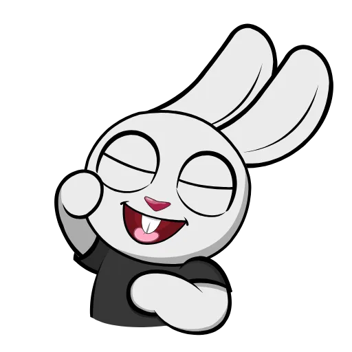 😊 Стикер «Animated Rabbit» для Telegram