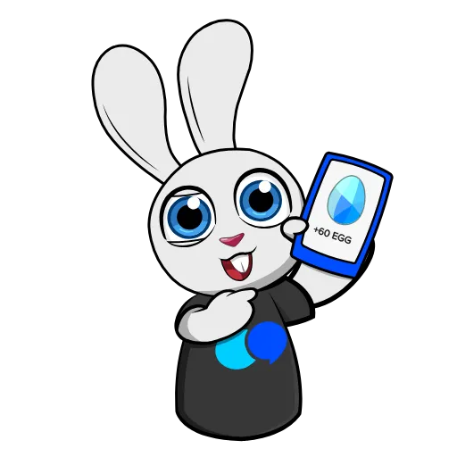 😊 Стикер «Animated Rabbit» для Telegram
