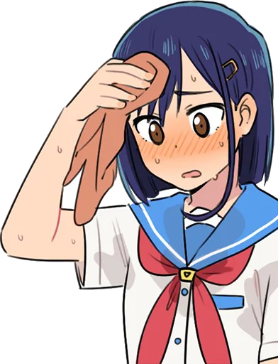 😥 Стикер «Anime Reactions 2» для Telegram