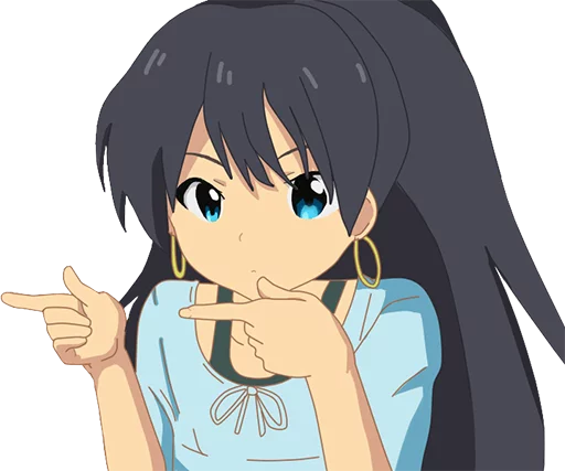 👈 Стикер «Anime Reactions 2» для Telegram