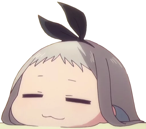 😴 Стикер «Anime Reactions 2» для Telegram