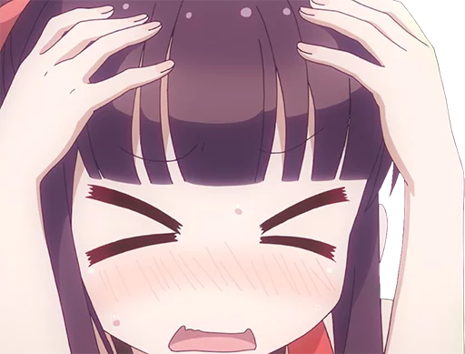 😣 Стикер «Anime Reactions 2» для Telegram