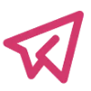 ⭐️ Эмодзи «Розовые тонкие буквы, иконки» для Telegram