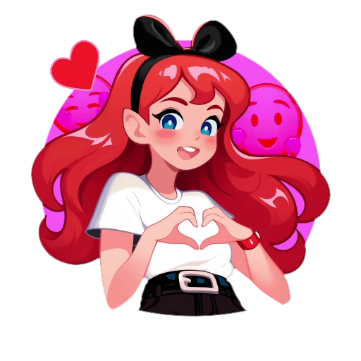 🥰 Стикер «Аникса Тута» для Telegram
