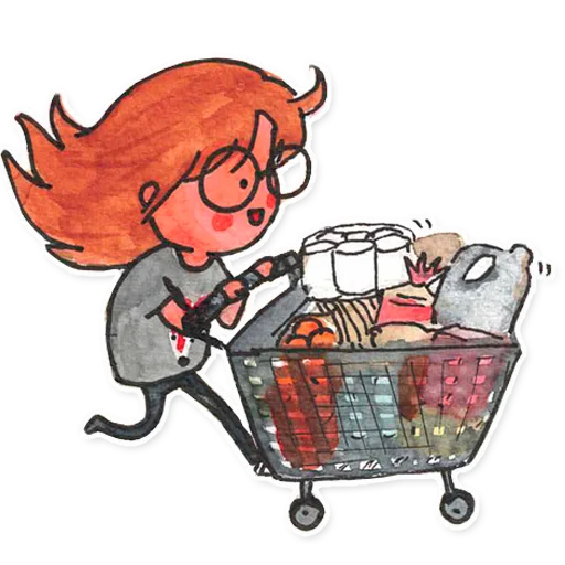 🛒 Стикер «Annet Planet» для Telegram