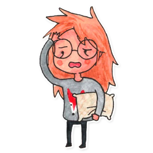 🥴 Стикер «Annet Planet» для Telegram