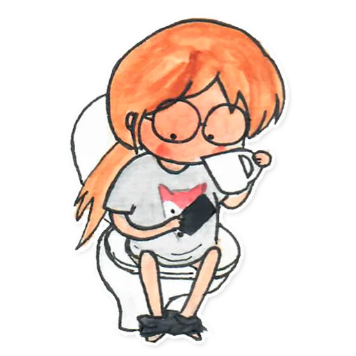🚽 Стикер «Annet Planet» для Telegram