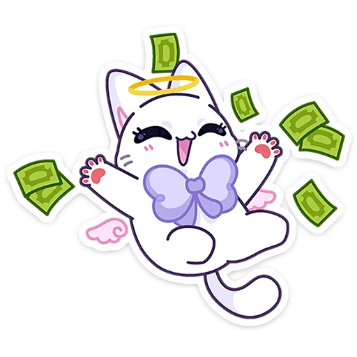 💰 Стикер «Аннет и Сейлем» для Telegram
