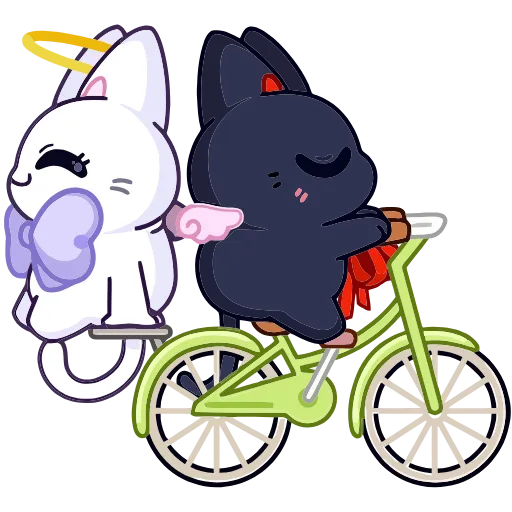 🚲 Эмодзи «Аннет и Сейлем» для Telegram