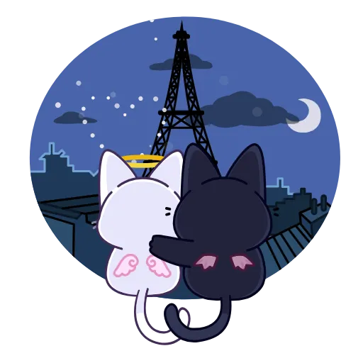 🇫🇷 Эмодзи «Аннет и Сейлем» для Telegram