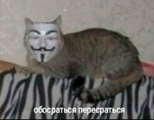 😫 Стикер «ананимусы» для Telegram