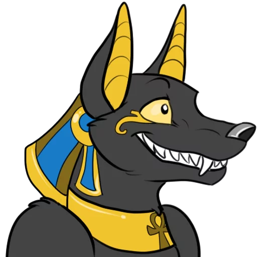 Стикерпак Anubis для Telegram