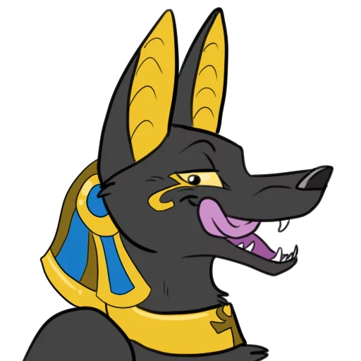 😜 Стикер «Anubis» для Telegram