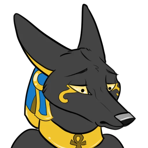 😞 Стикер «Anubis» для Telegram