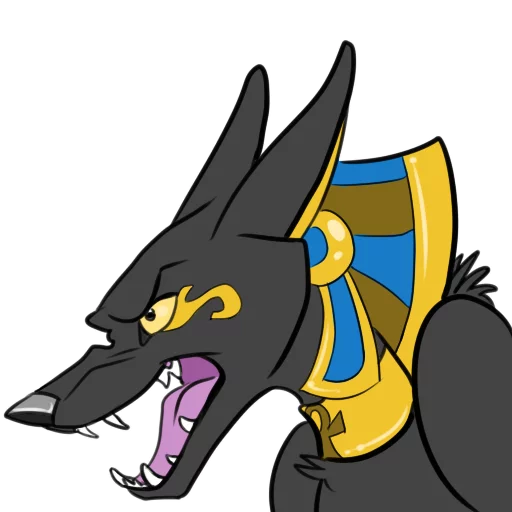 😡 Стикер «Anubis» для Telegram