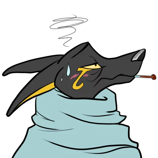 🤒 Стикер «Anubis» для Telegram