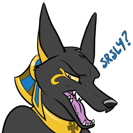 🙄 Стикер «Anubis» для Telegram