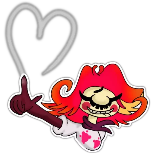 ❤️ Стикер «Niffty the Demon» для Telegram