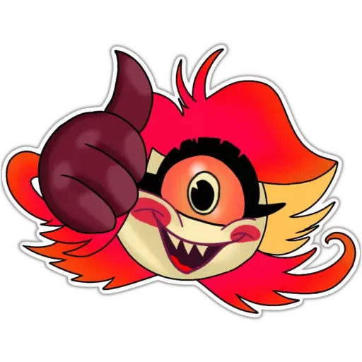 👍 Стикер «Niffty the Demon» для Telegram