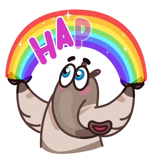🌈 Стикер «Ant-Eater Peter» для Telegram