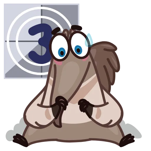 ⏳ Стикер «Ant-Eater Peter» для Telegram