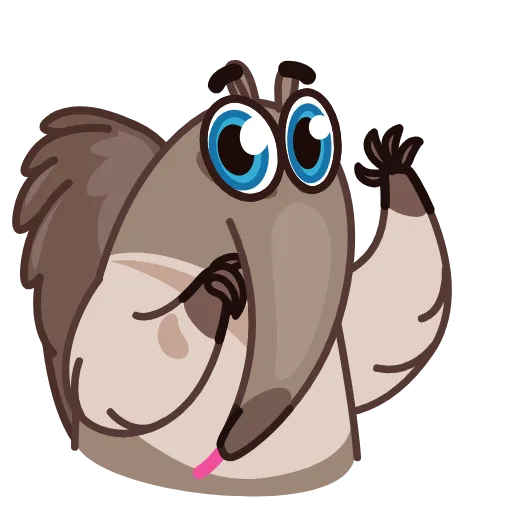 👋 Стикер «Ant-Eater Peter» для Telegram