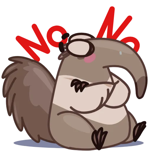 🙅 Стикер «Ant-Eater Peter» для Telegram