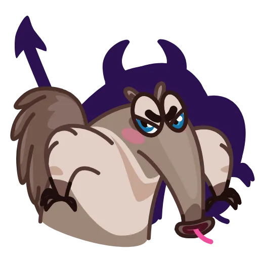 😈 Стикер «Ant-Eater Peter» для Telegram